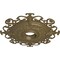 Ekena Millwork Orleans Ceiling Medallion (Canopies up to 8 1/4"), 38 3/8"OD x 6 5/8"ID x 2 7/8"P, Mississippi Mud CM38OLMMF - alternate 4